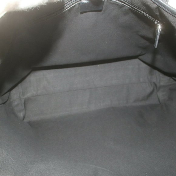 Gucci Tote Bag Navy Blue Canvas - Picture 7 of 9